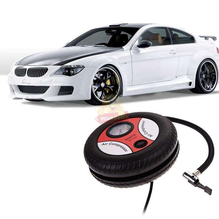 Portable Mini Air Compressor Auto Pump Car Sport Tyre Inflator