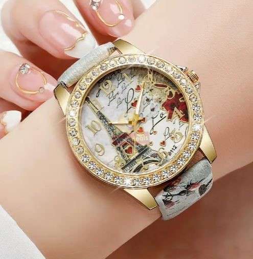 Elegant Paris Themed Eiffel Tower Ladies Watch in Complimentary Gift Box