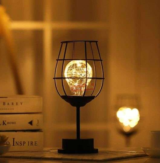 LED Wine Glass Shape Lamp