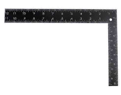 Metal L-Square Shaped Square Ruler 20 X 30cm