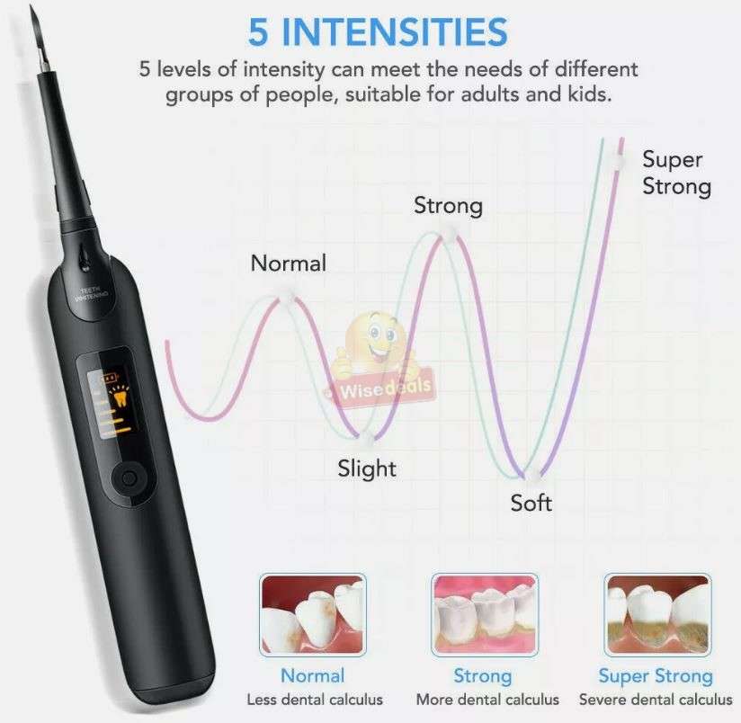 High-Speed Acoustic Vibration Electric Toothbrush and Grinding Heads