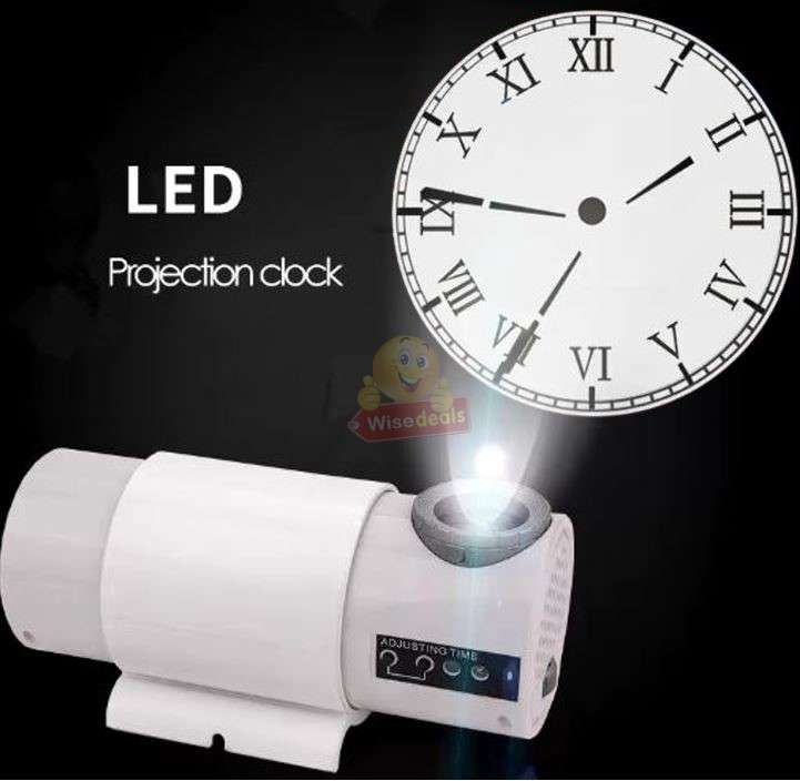 LED Projection Roman Clock with Remote Control