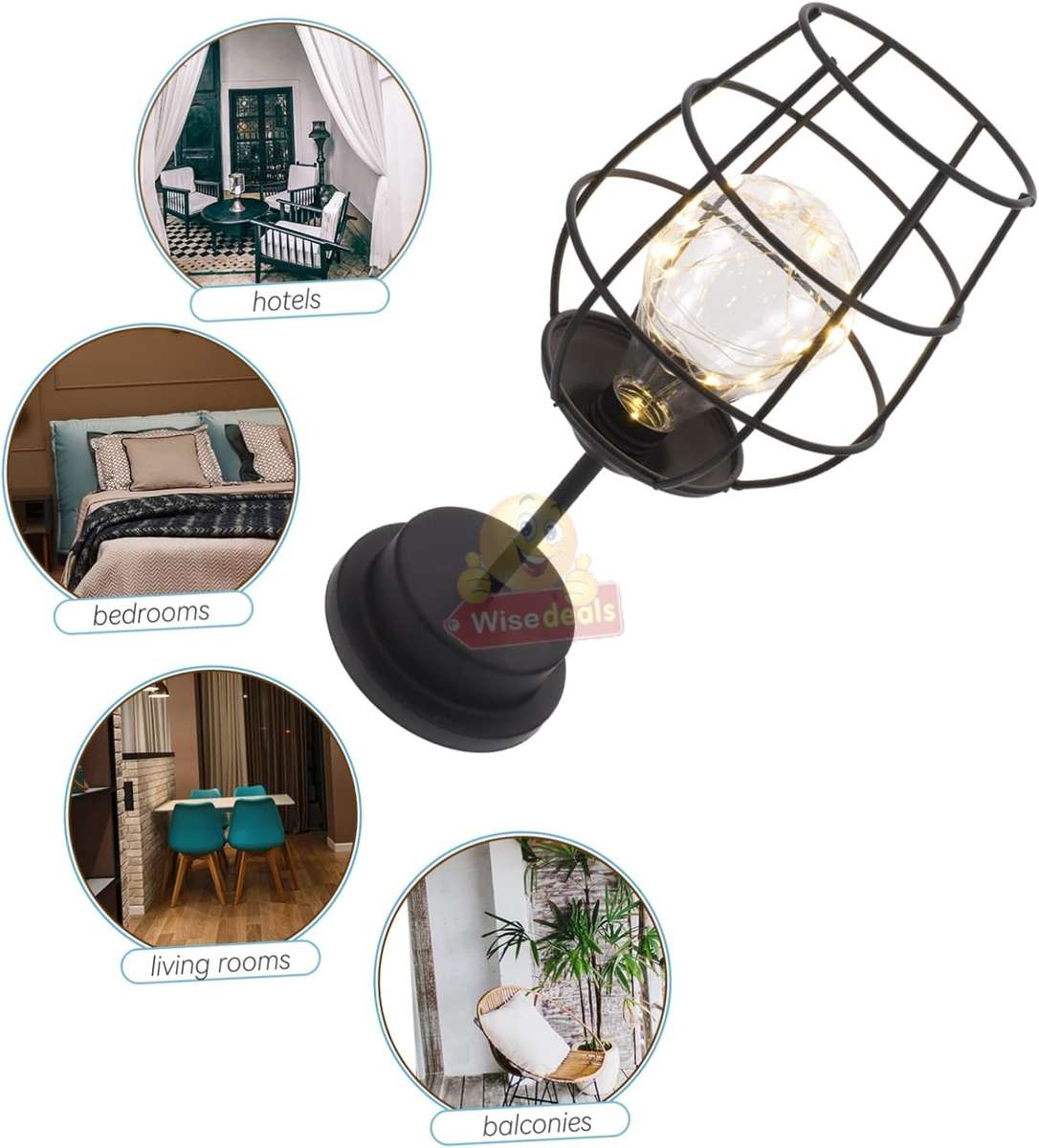 LED Wine Glass Shape Lamp