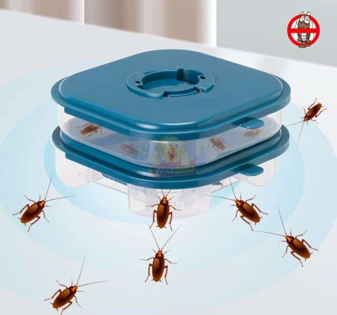 Reusable Double Layer Cockroach Harmless Trap for Home Garden