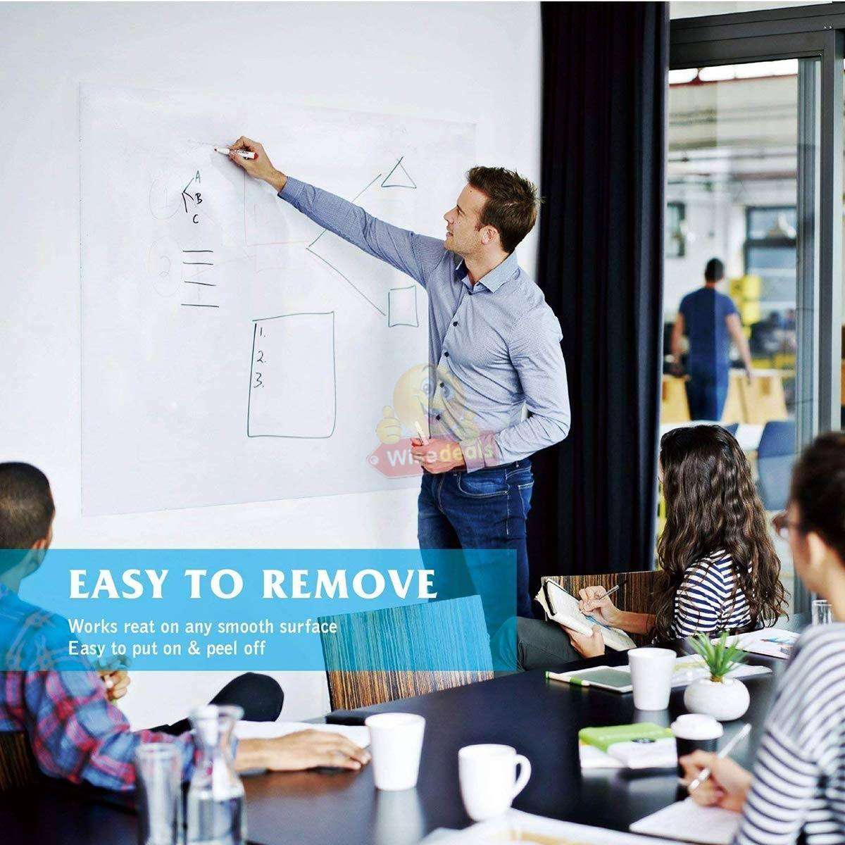 Whiteboard Wall Sticker 2000mm X 600mm