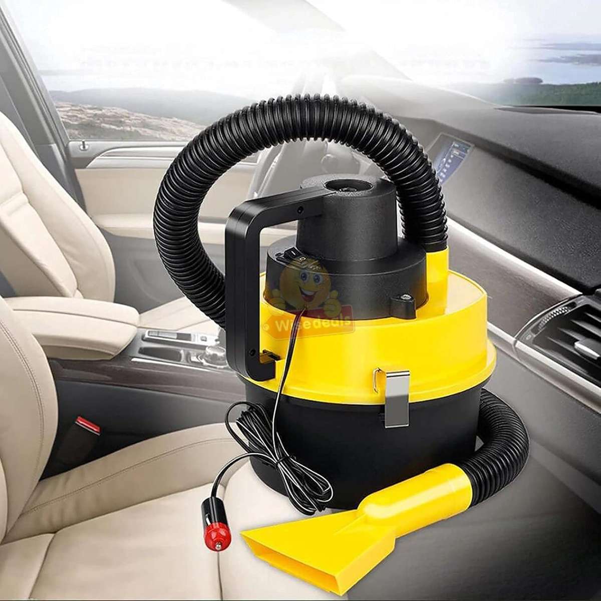 Large Tyre Inflator Plus Wet and Dry Vacuum Cleaner