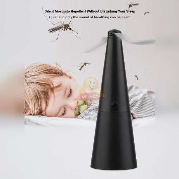 Insect Repeller Fan with 360° Rotation, Silent, Keep Insects away from Food and more - START R1 ONLY