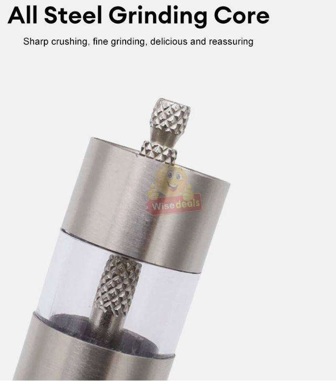 Stainless Steel Pressing Pepper Mill