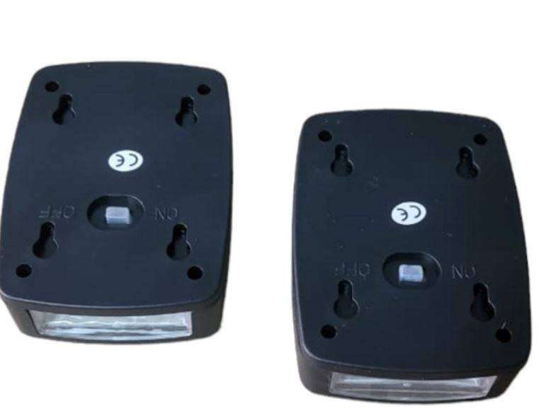 Twin Pack LED Solar Wall Light