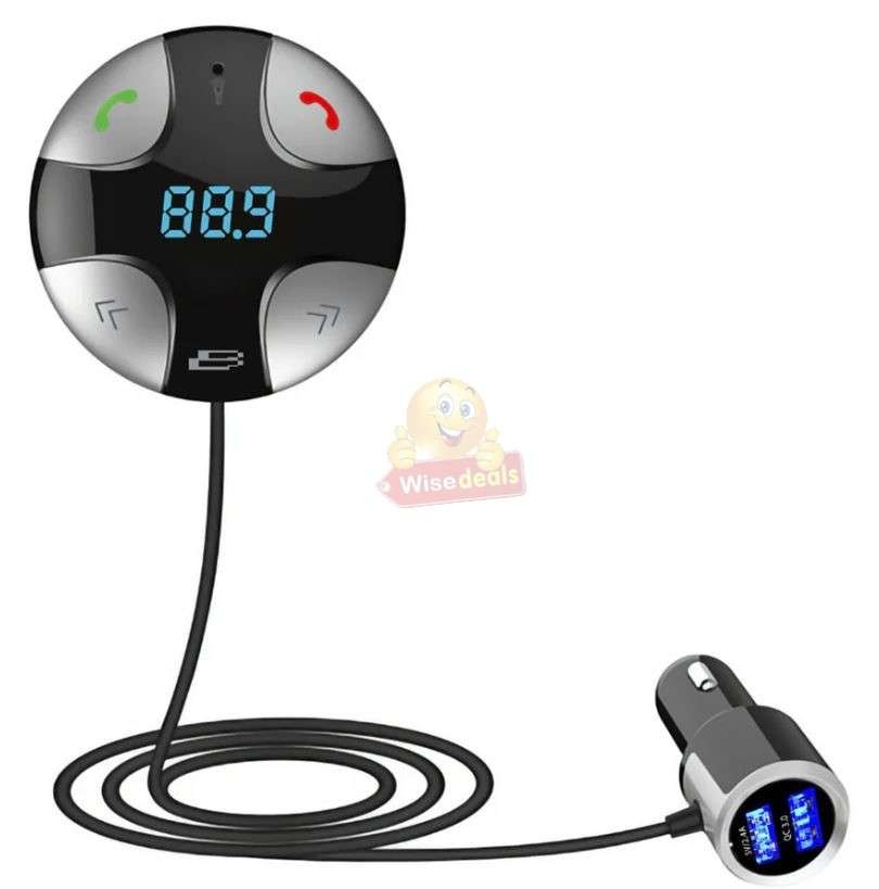 Mini Bluetooth Music Receiver FM Transmitter TF Card Car Mp3 Music Play