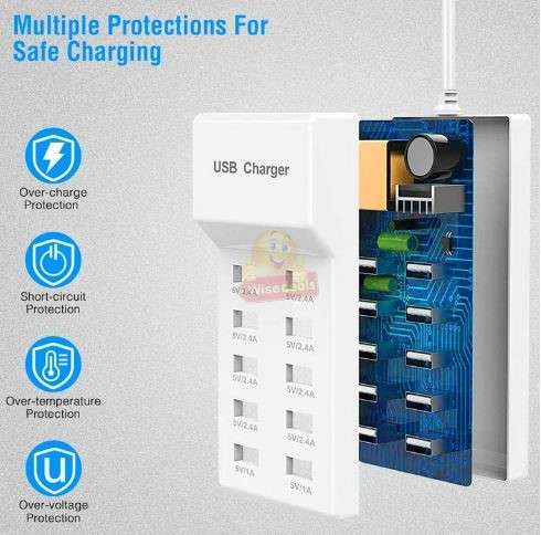 10 Port USB Charger