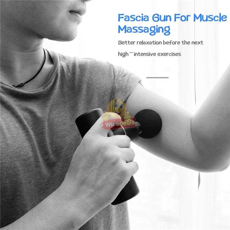 Muscle Fascia Massage Gun Reduce Muscle Stiffness Increase Blood Circulation Pain Relieve etc.