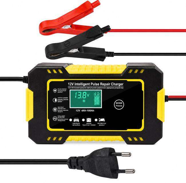 12V 6A Intelligent Pulse Repair Battery Charger
