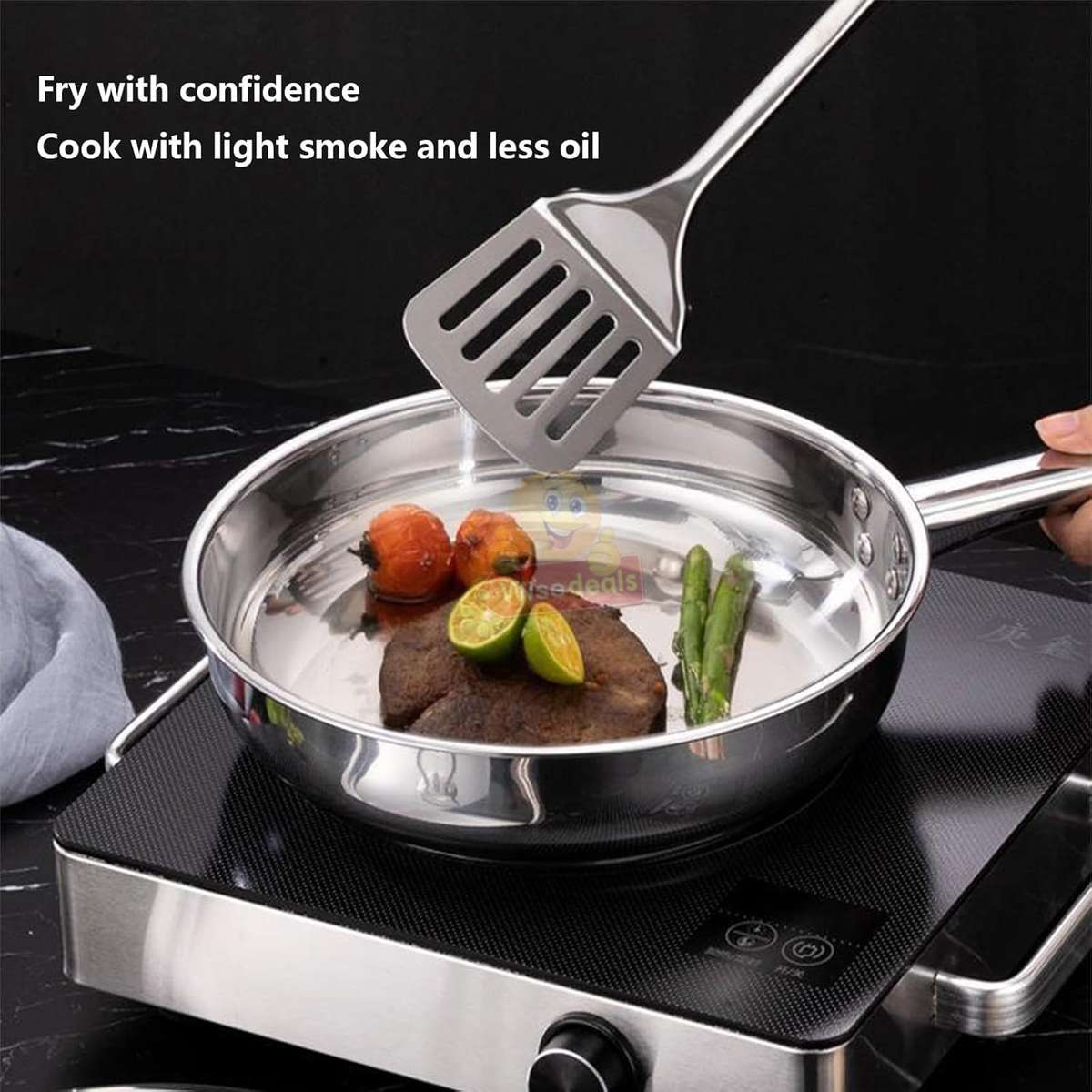 15 Piece Stainless Steel Mirror Polished Cookware set