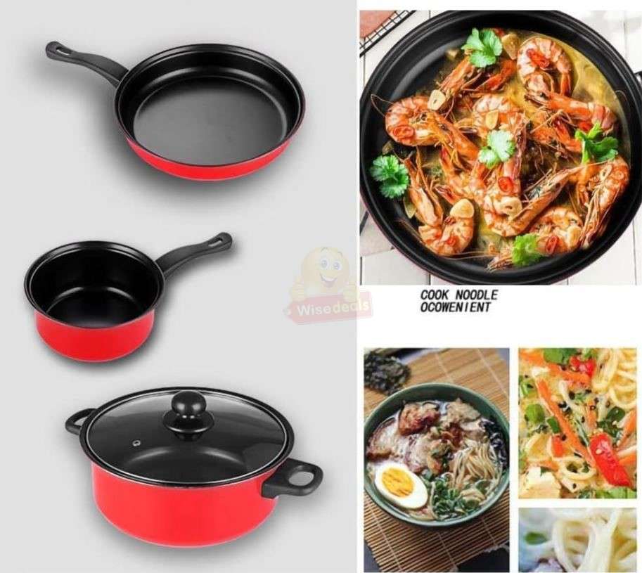 4 Piece Stainless Steel Non-Stick Cookware Set - START R1 ONLY