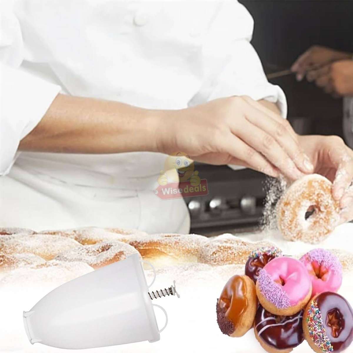 One Hand Donut Maker Dispenser