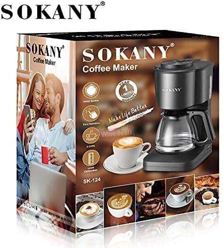 SOKANY Coffee Maker with Permanent Filter