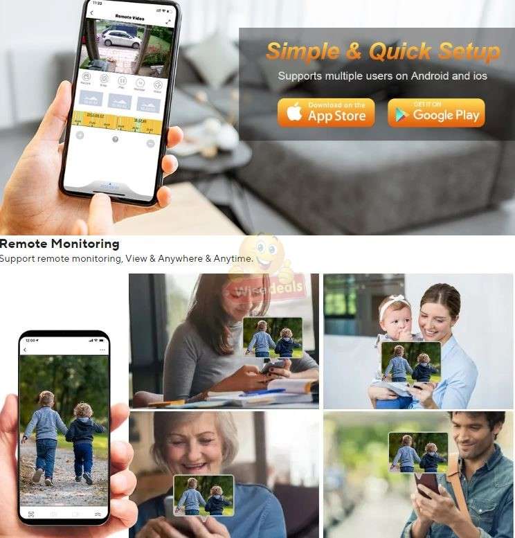 4G PT SIM CARD Waterproof IP SOLAR Camera, Day and Night Vision, Two-Way Audio, EeseCloud APP