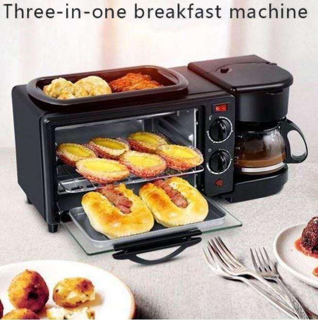 3-in-1 Multifunction Breakfast and Coffee Maker