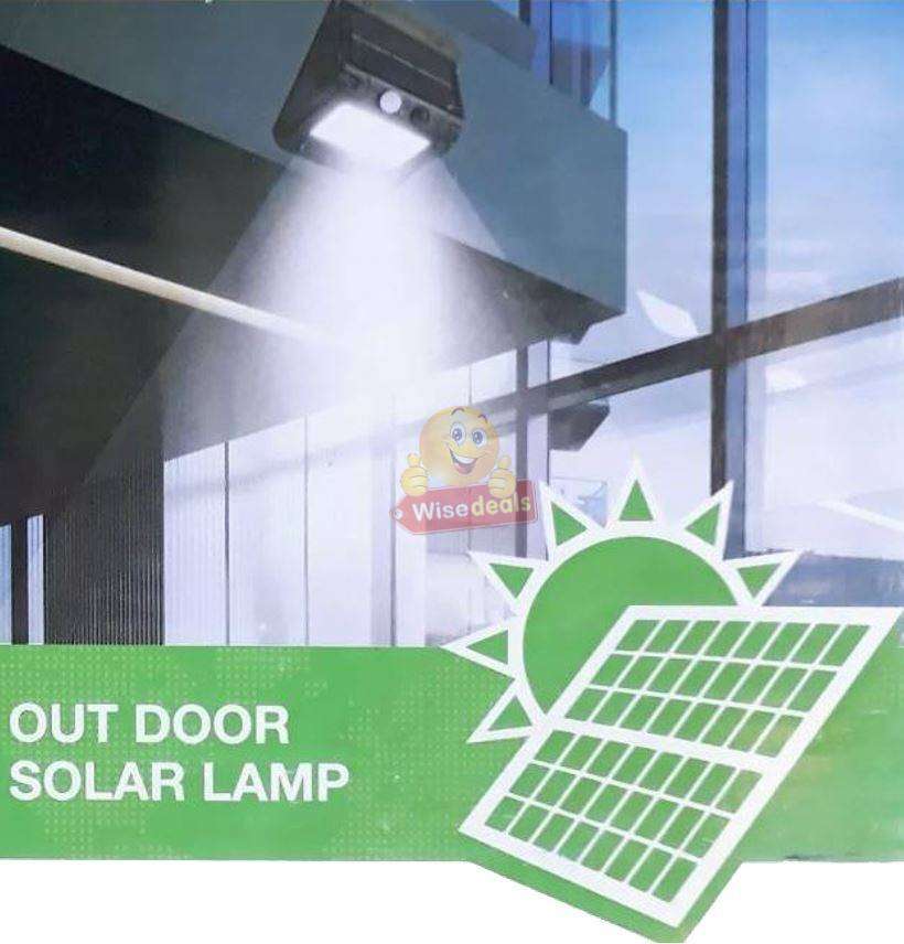 Heavy Duty Super Bright LED Stainless Steel and PVC Plastic SOLAR Wall Light