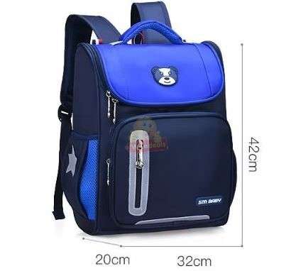 Lightweight Backpack with Safety Warning Reflective Strips in Red or Pink