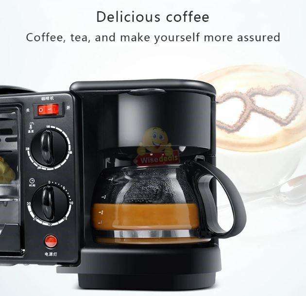 3-in-1 Multifunction Breakfast and Coffee Maker