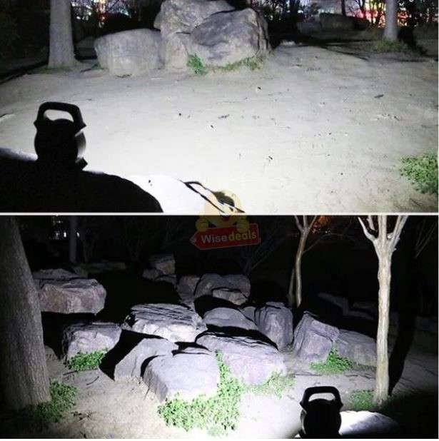 Solar Rechargeable COB LED Work Light with Solar Panel