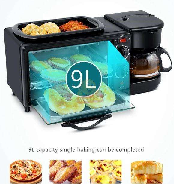3-in-1 Multifunction Breakfast and Coffee Maker