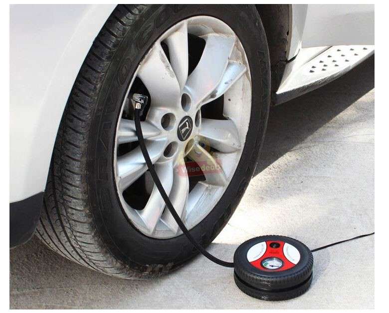 Portable Mini Air Compressor Auto Pump Car Sport Tyre Inflator