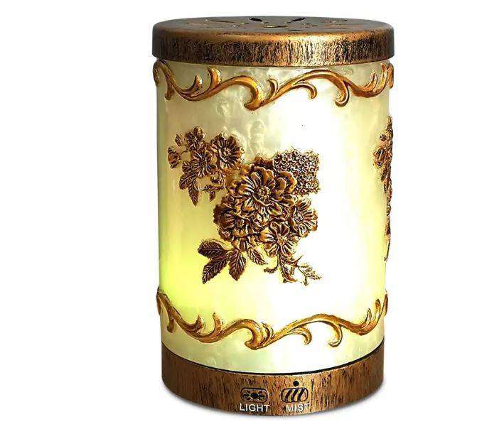 200ml Metal Flower Essential Oil Diffuser with 7 Colour Changing Lights