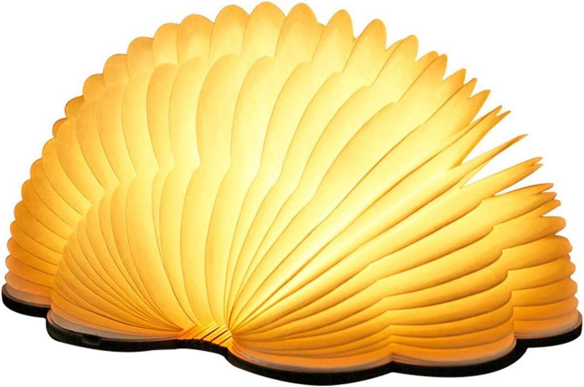 Portable Foldable 4 Light Colourful Creative LED Book Night Light