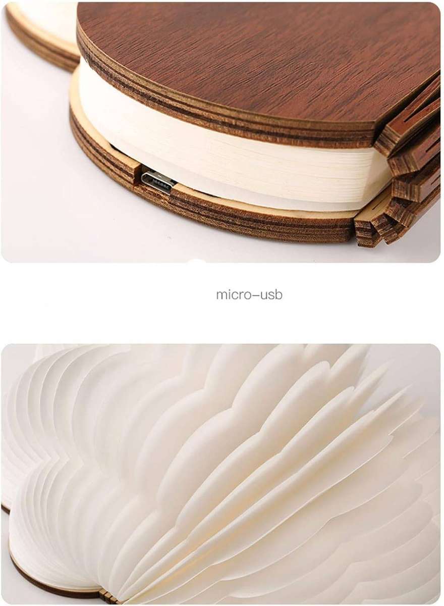 Portable Foldable 4 Light Colourful Creative LED Book Night Light