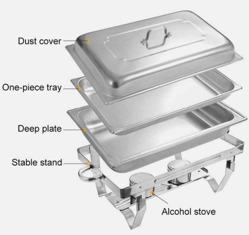 Catering Stainless Steel Chafing Dish Set