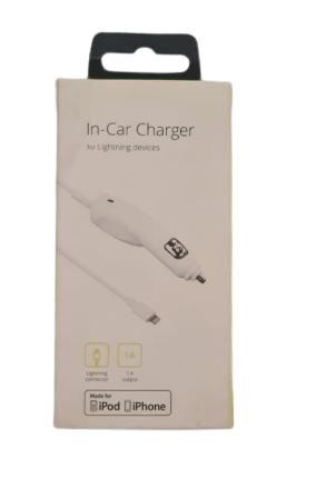In-Car Charger with Lightning Connector for iPhone