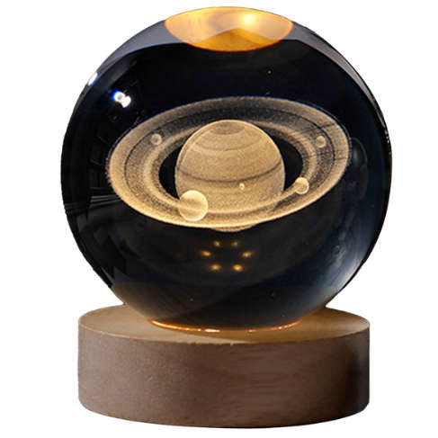 Luminous 3D Laser Engraving crystal ball