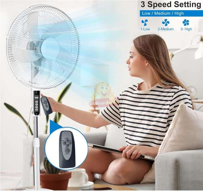 18-inch high-power floor fan