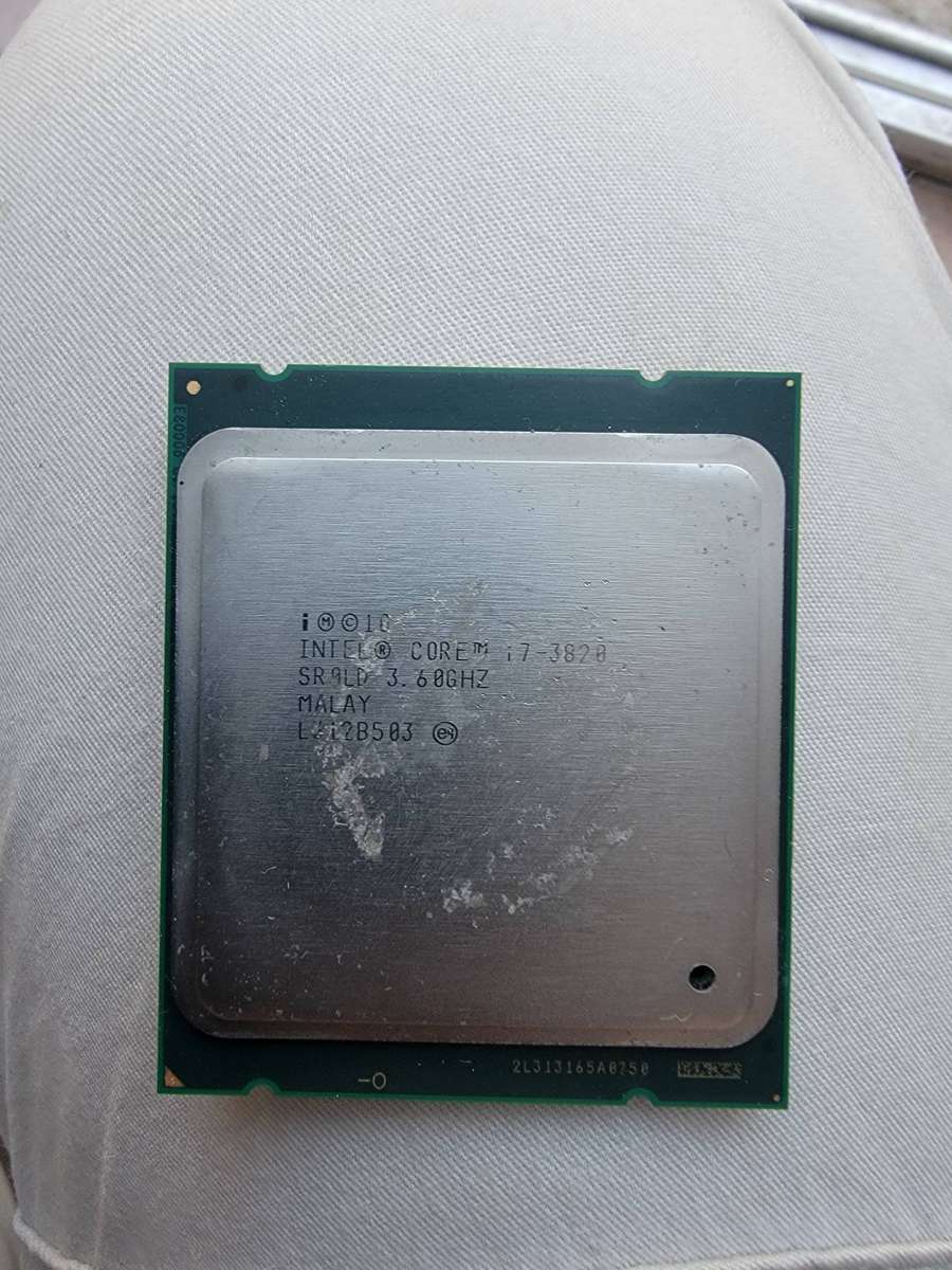 Intel i7 3820 CPU Maybe Working...