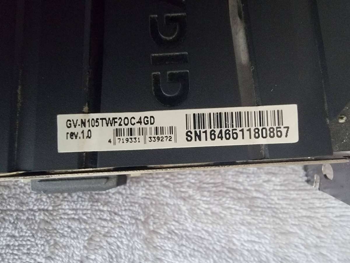 Gigabyte GTX 1050 Ti 4Gb Graphics Card