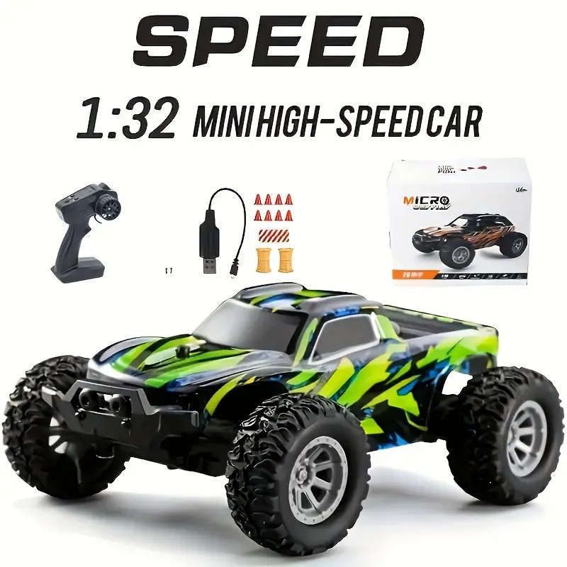 1:32 RC Car, Top Speed 20km/h, 2.4Ghz High-speed All-terrain Off-road