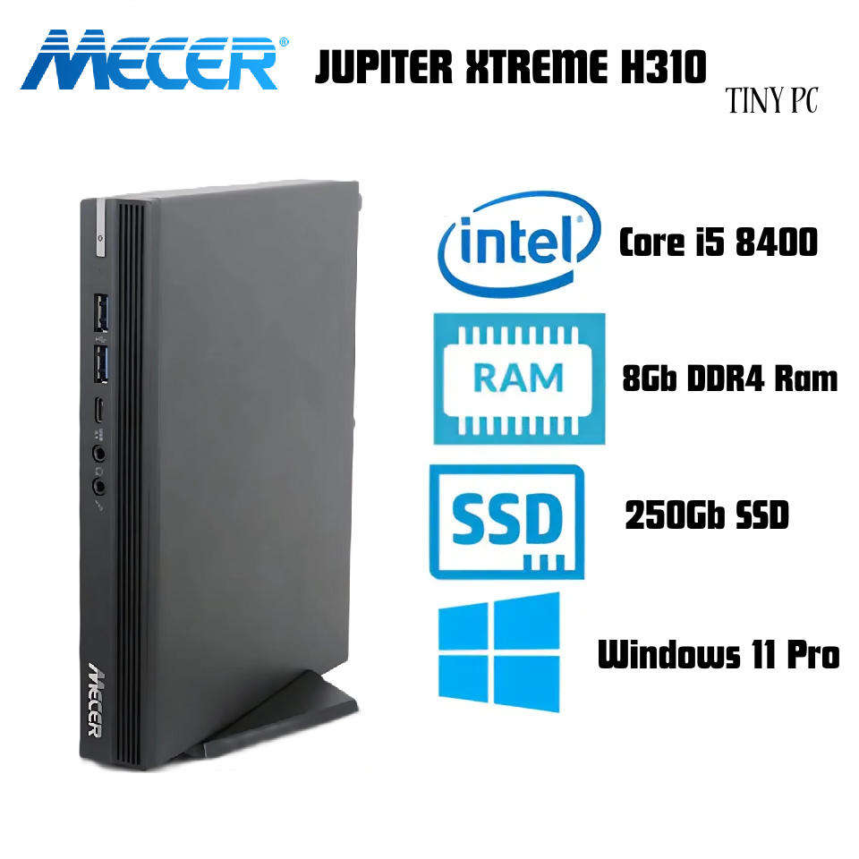 ULTRA FAST! Mecer Jupiter Xtreme H310 Tiny Pc Core i5, 8GB RAM, 250GB SSD
