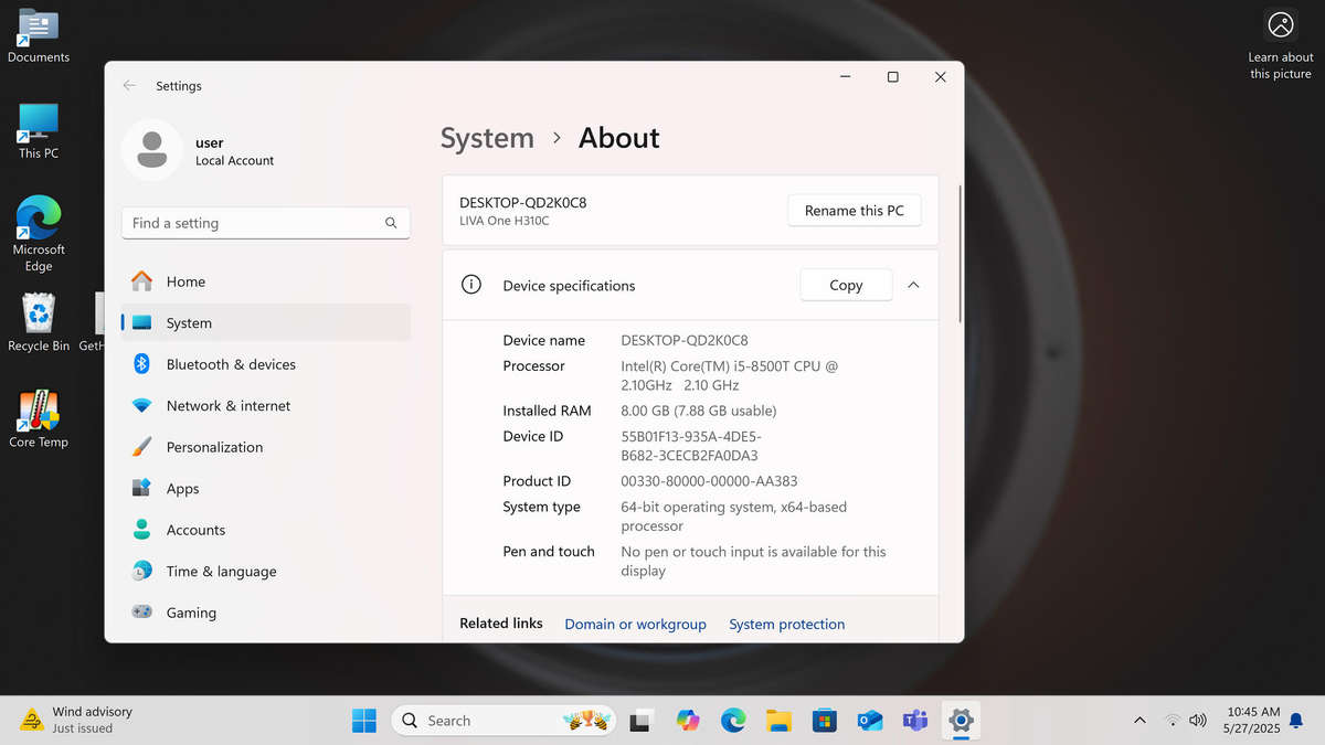 WORKING BAREBONE! Mecer Jupiter Xtreme H310 Tiny Pc NO CPU, NO RAM, NO DRIVE