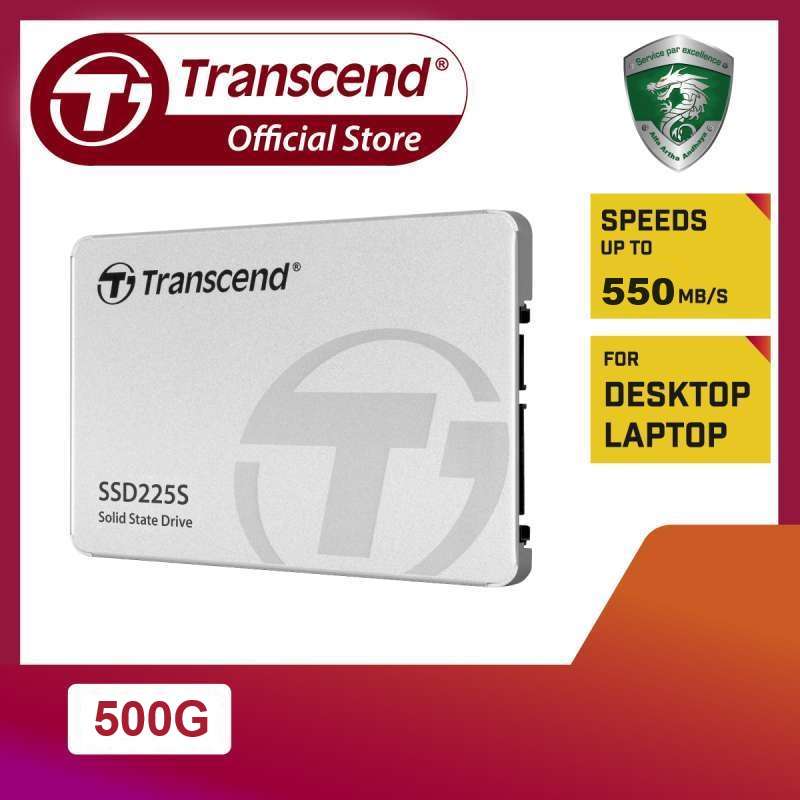 Brand New! Transcend 500Gb SSD - 2.5" for Laptop or Desktop Computer - 5x Faster than a HDD