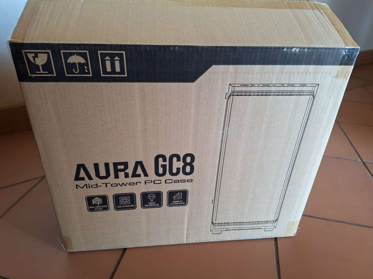 Gamdias Aura GC8 Tempered Glass Gaming Case