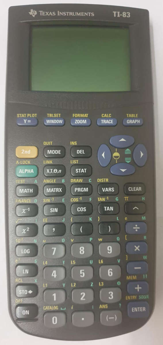 Vintage Texas Instruments TI-83 programmable calculator