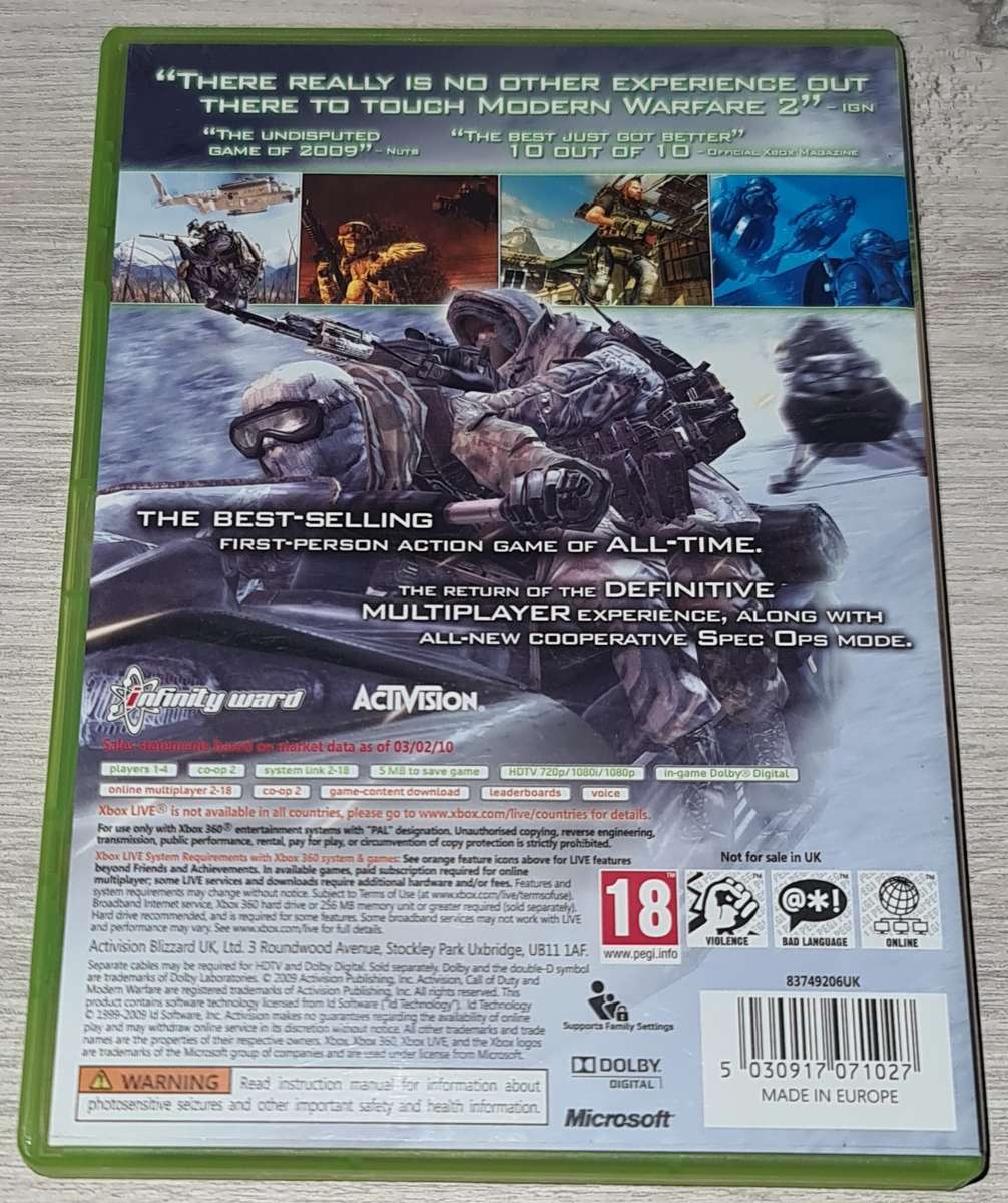 Call Of Duty Modern Warfare 2 - XBOX 360