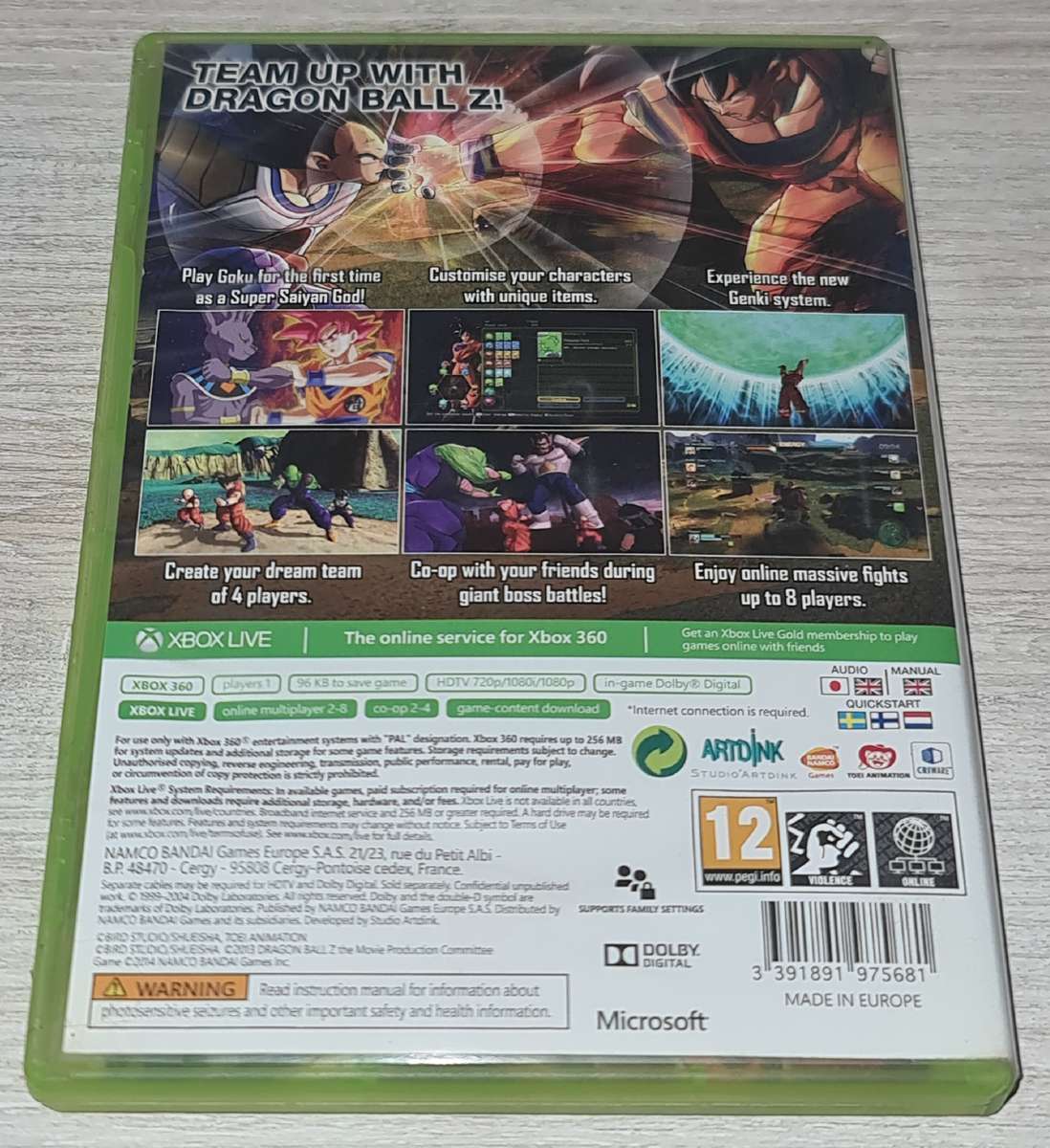 Dragon Ball Z Battle Of Z - XBOX 360