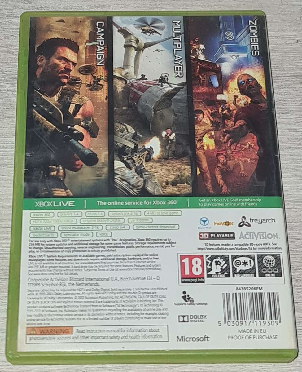 Call Of Duty Black Ops II 2 - XBOX 360
