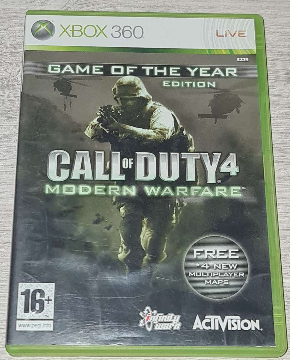 Call Of Duty 4 Modern Warfare Game Of The Year - XBOX 360