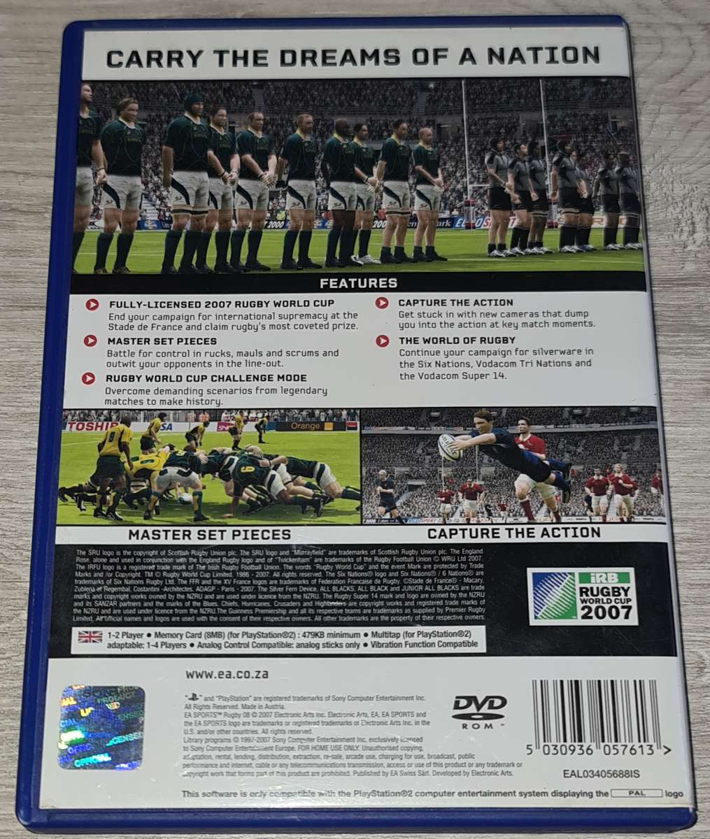 Rugby 08 - PS2