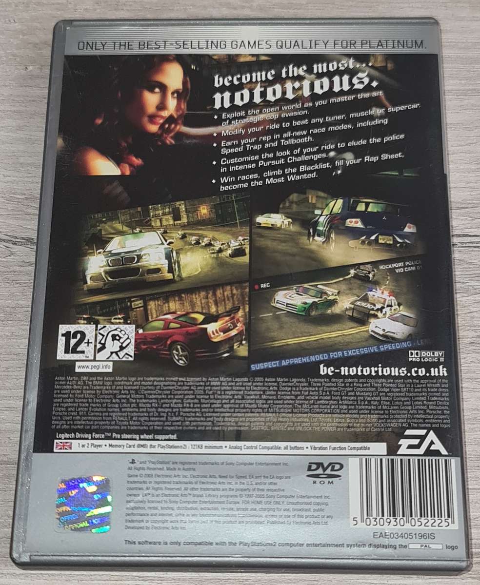Need For Speed Most Wanted - PS2